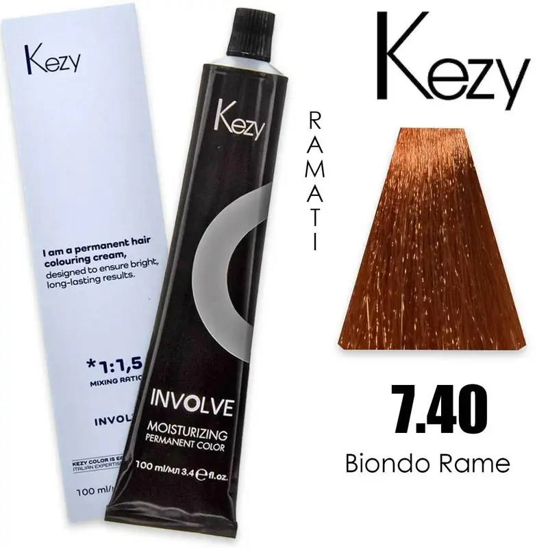 Kezy involve color 100 ml copper blonde 7.40