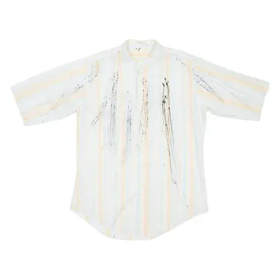 Mens Shirt Blue Striped M