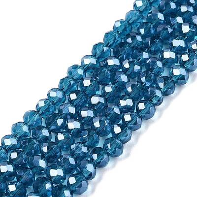 Electroplate Glass Beads Strands