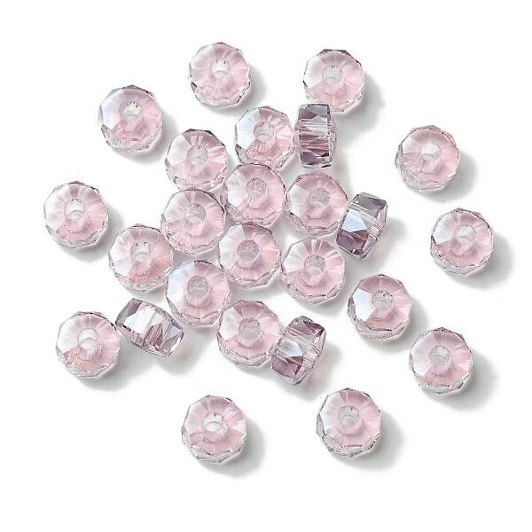 Transparent Electroplate Glass Beads
