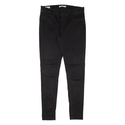 LEVI'S 710 BIG E Womens Jeans Black Slim Skinny W31 L32