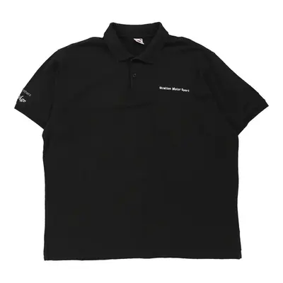 Stratton Motor Sport Fruit Of The Loom Polo Shirt - 2XL Black Cotton