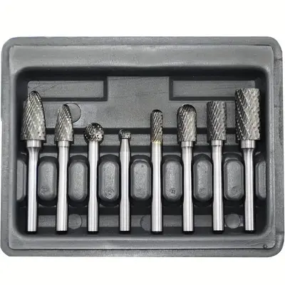 Carbide Burr Set, 1/4\