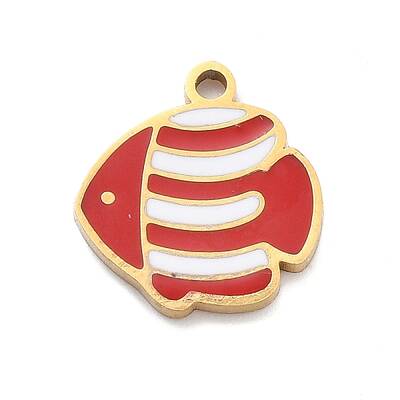 304 Stainless Steel Enamel Charms