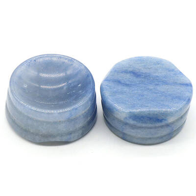 Dyed & Heated Natural Blue Aventurine Display Base Stand Holder for Crystal