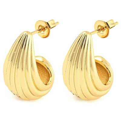 Rack Plating Brass Teardrop Dangle Stud Earrings