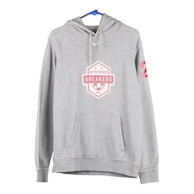 Spokane Breakers FC Nike Football Hoodie - Small Grey Cotton Blend