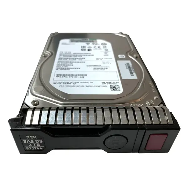 872744-001 HP 2TB 12Gb/s SAS 7200 3.5-Inch Hard Drive