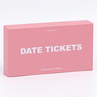 DATE TICKETS 42 Scratch Off Date Ideas Card Games & Adventures for Couple Date Night, Couple Gift for Valentine's Day, Annive...