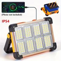 Portable Solar Light - 1PC Portable Emergency Light with USB Charging, 144 LEDs, 4 Adjustable Brightness Levels, Suitable for...