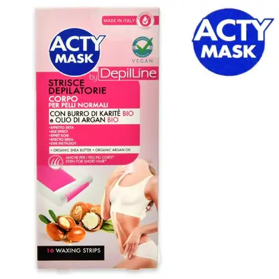 Depil line body/bikini hair removal strips 10 pieces