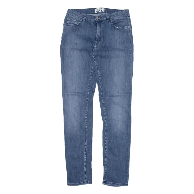 ACNE STUDIOS Jeans Blue Denim Slim Skinny Womens W29 L32