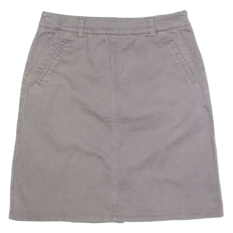 LAURA ASHLEY Womens Straight Skirt Grey Short UK 12