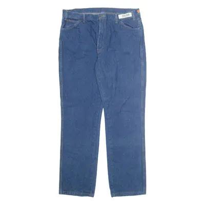 DICKIES Mens Jeans Blue Regular Straight W40 L34