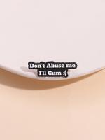 Creative Letter Design Brooch, Fashion Alloy Brooch for Party, Daily Clothing Decor, Trendy All-match & Exquisite Brooch for ...