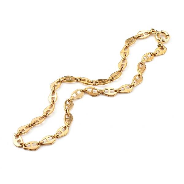 304 Stainless Steel Mariner Link Chain Necklaces