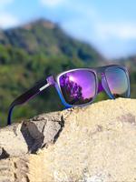 Unisex Vintage Trendy Polarized Sunglasses, Retro Outdoor Sports Style Sunglasses for Everyday Use, Fashion Accessories for O...