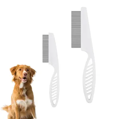 1 PC Hair Comb, 2 in 1 New Dog Comb Multifunctional Pet Hair Comb Pet Hair Comb Removes Fleas and Tear Stains Cat Comb for Gr...