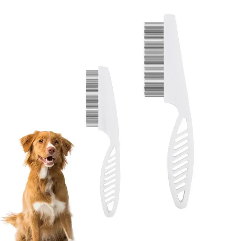 1 PC Hair Comb, 2 in 1 New Dog Comb Multifunctional Pet Hair Comb Pet Hair Comb Removes Fleas and Tear Stains Cat Comb for Gr...