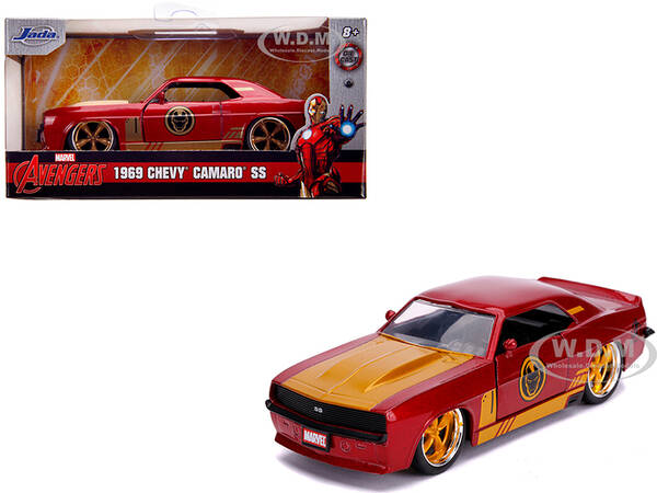 1969 Chevrolet Camaro SS Red Metallic and Gold \