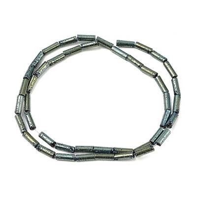Electroplated Natural Lava Rock Beads Strands