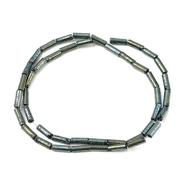 Electroplated Natural Lava Rock Beads Strands
