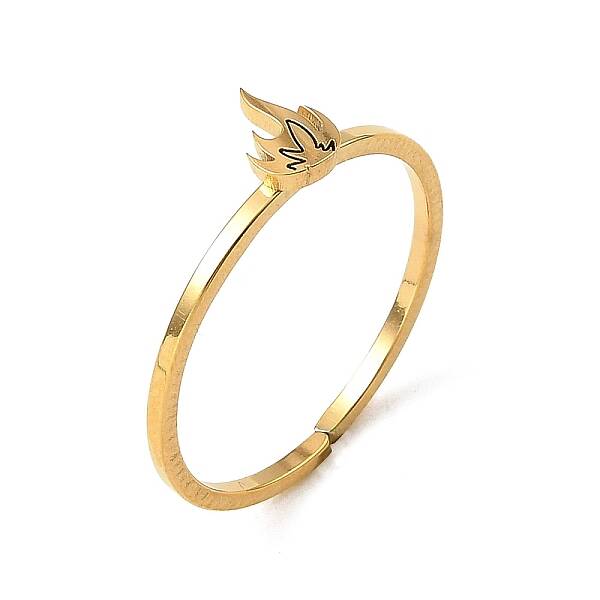 304 Stainless Steel Adjustable Open Cuff Rings