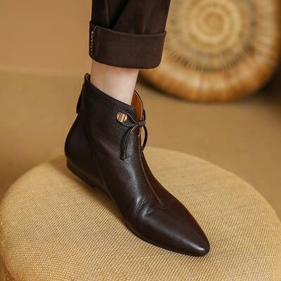 CHIKO Anyssa Pointy Toe Block Heels Ankle Boots