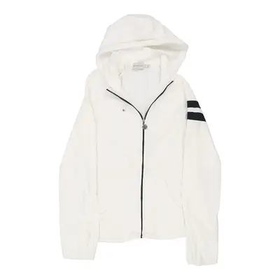 Moncler Hoodie - Small White Cotton
