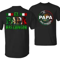 Latino Dad Gift Tee – “El Papa Mas Chingon” Design with Eagle and Flag, Perfect for Father’s Day & Family BBQs – ti...