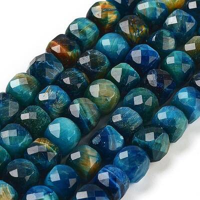 Natural Tiger Eye Dyed Beads Strands
