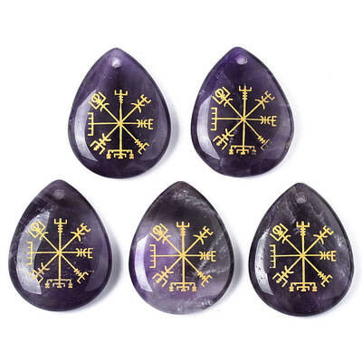 Natural Amethyst Pendants