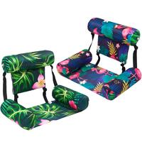WERNNSAI 2 Pack  pool floats with cupholder for Adults Fabric Inflatable pool accessories Adjustable Fabric for Swimming Pool...