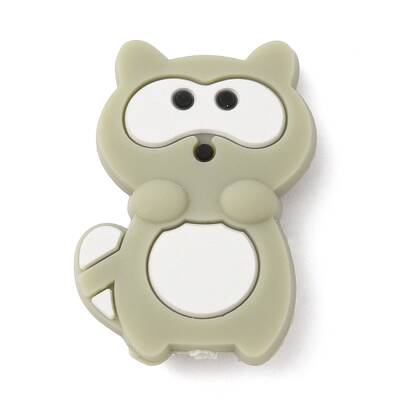 Raccoon Silicone Beads