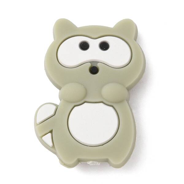 Raccoon Silicone Beads