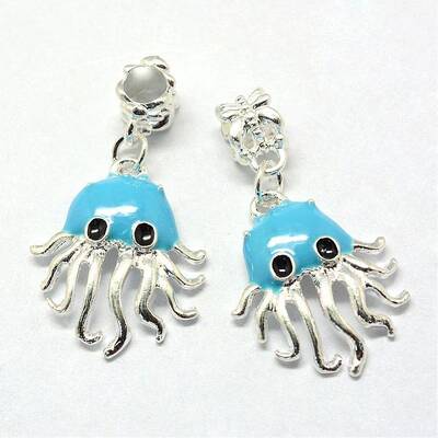 Alloy Enamel European Dangle Charms