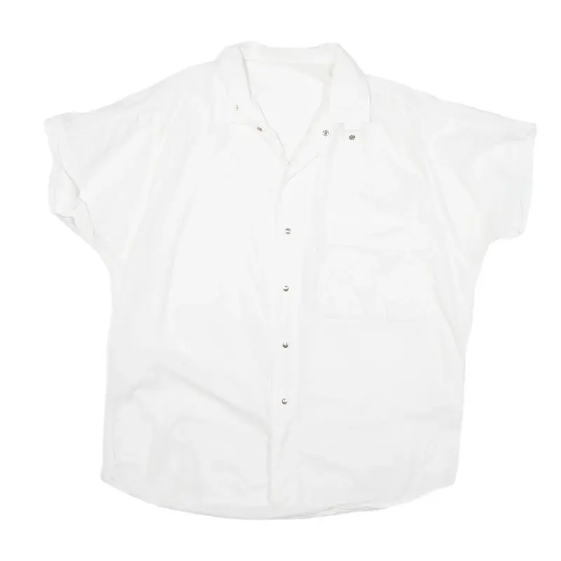 CARRERA Plain Shirt White Short Sleeve Womens XL
