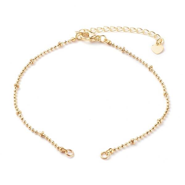 Brass Ball Chain Anklets Making