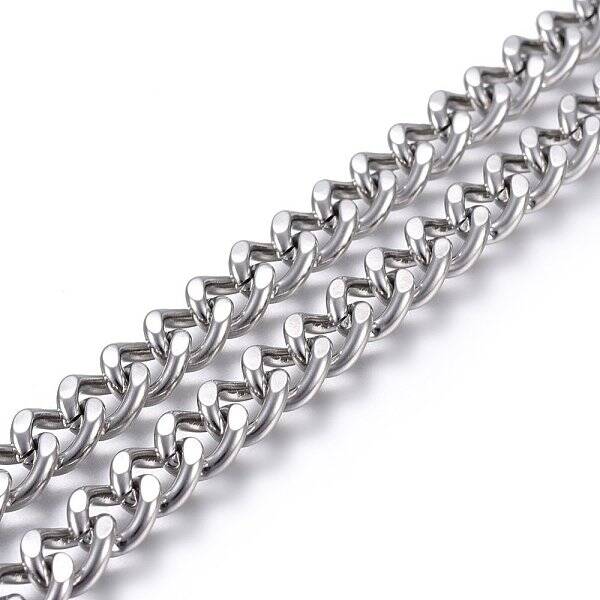 Tarnish Resistant 304 Stainless Steel Curb Chains