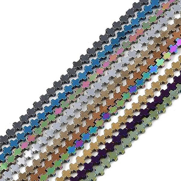 Electroplated Synthetic Non-magnetic Hematite Beads Strands