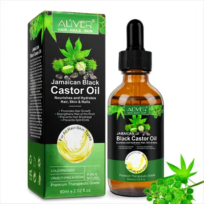 【Viral Nutrition Oil】Aliver Jamaican Black Castor Oil for Hair & Skin (60ml)