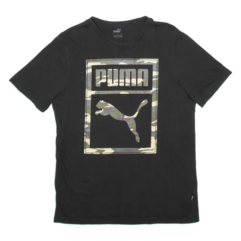 PUMA Mens T-Shirt Black S