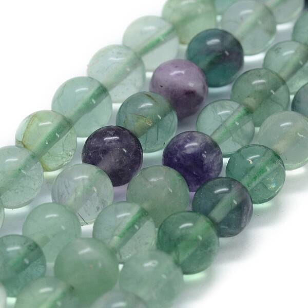 Natural Fluorite Beads Strands