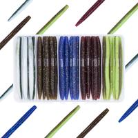 Bombrooster Rubber Worms Senkos, Soft Plastic Lures 4\