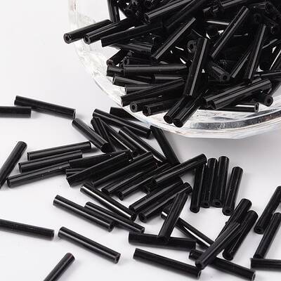 Glass Bugle Beads