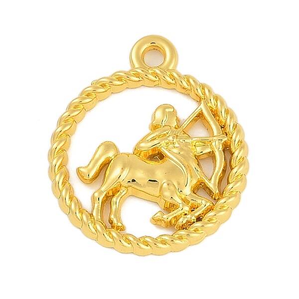 Twelve Constellations Alloy Pendants