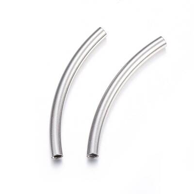 Tarnish Resistant 304 Stainless Steel European Tube Beads