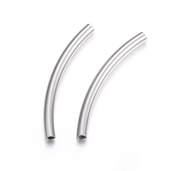 Tarnish Resistant 304 Stainless Steel European Tube Beads