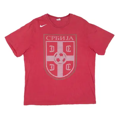 NIKE Womens T-Shirt Pink 2XL