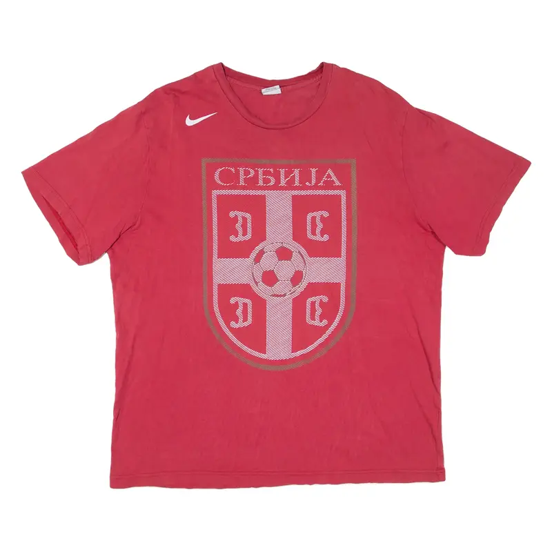 NIKE Womens T-Shirt Pink 2XL